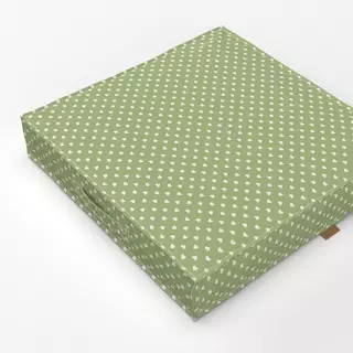 Bodenkissen Beige Grün