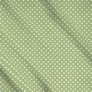 Meterware Beige Grün