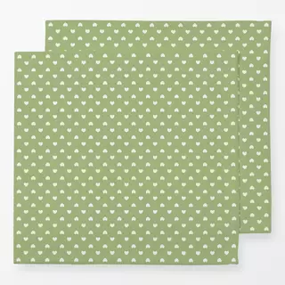 Servietten Beige Grün