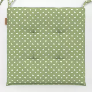 Sitzkissen Beige Grün