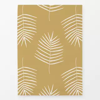 Geschirrtücher Minimal Leaf senf