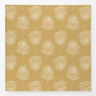 Tischdecke Minimal Leaf senf
