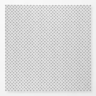 Tischdecke Geo Blume schwarz weiß