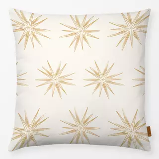 Kissen Papierstern Gold