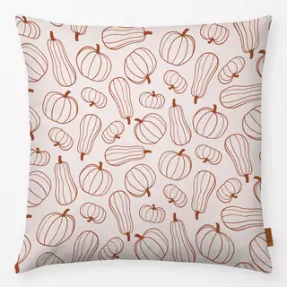 Kissen Pumpkins Kürbisse Braun Beige