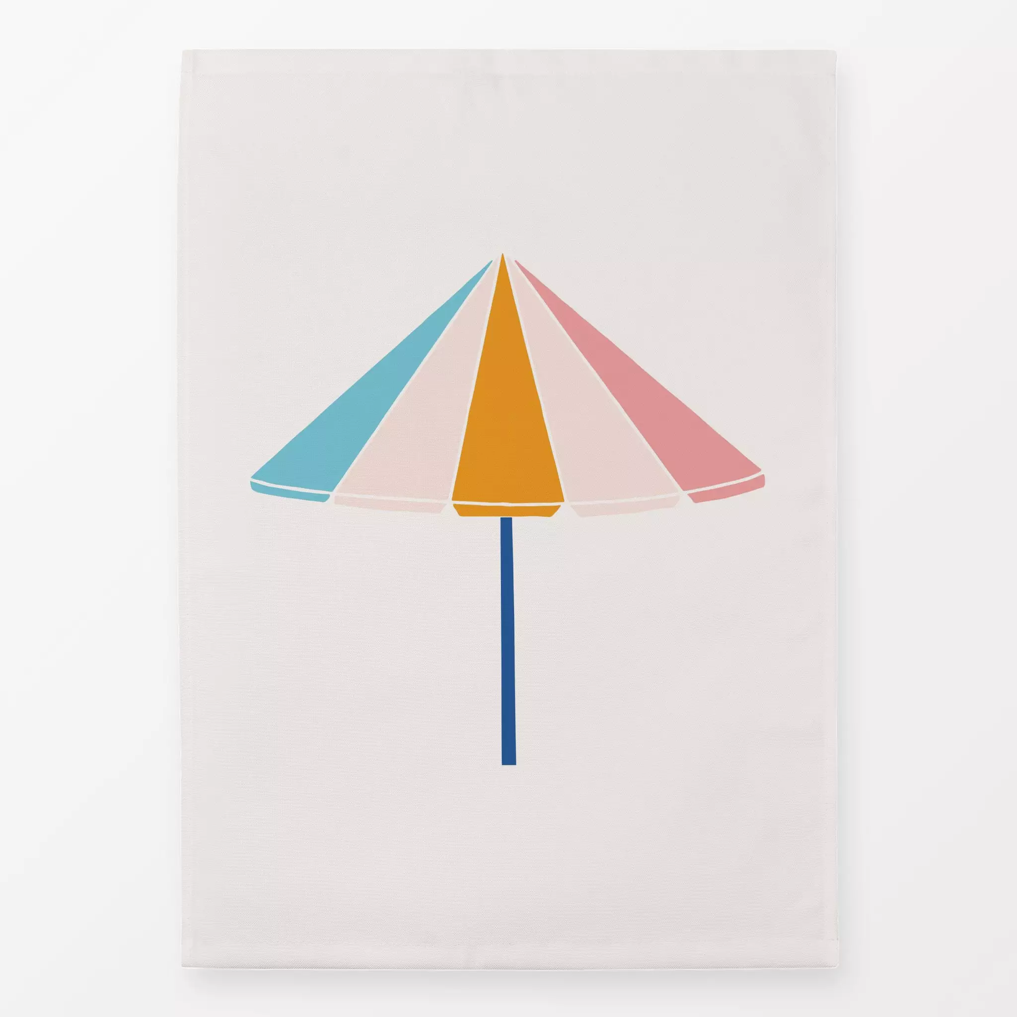 Geschirrtücher Sonnenschirm Wendekissen bunt - Sommer, Symbole & Muster - von „Kathrin Woo"; Strand, Sommer, summer, Sommerl...
