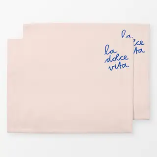 Tischset Blau