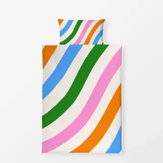 Bettwäsche Wellen Multi Bold