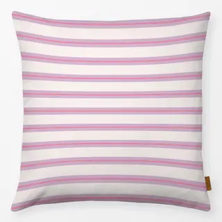 Kissen Streifen Lila Pink Beige