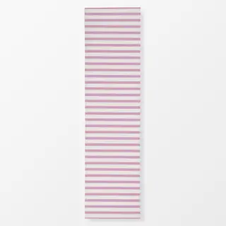 Tischläufer Streifen Lila Pink Beige