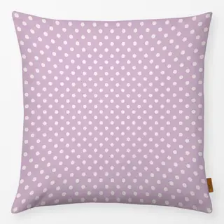 Kissen Punkte Polkadot Beige Lila
