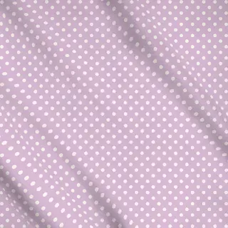 Meterware Punkte Polkadot Beige Lila