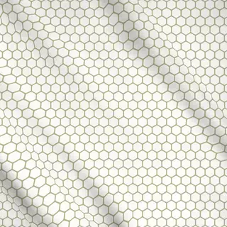 Meterware Honeycomb grün