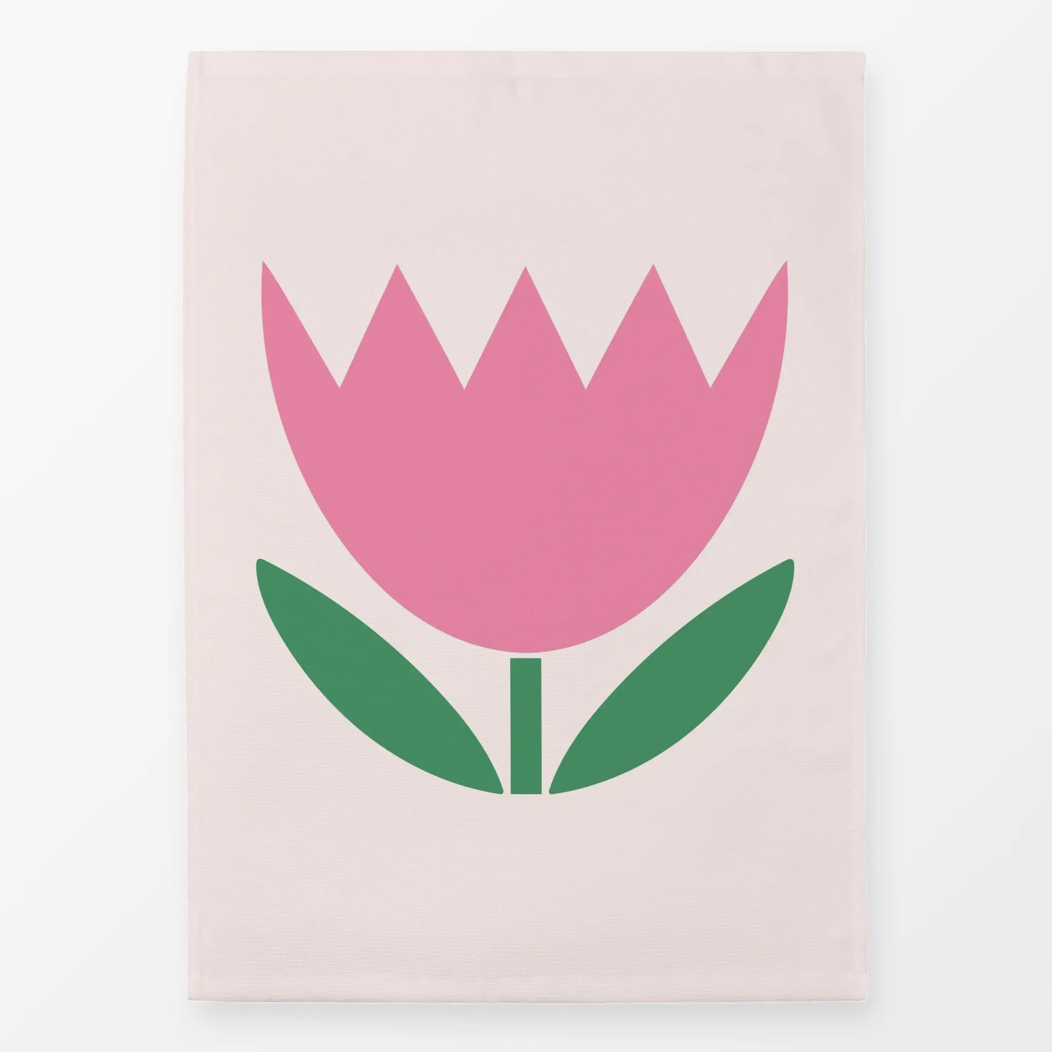 Geschirrtücher Tulpe Tulip Wendekissen - Blumen & Florales, Frühling, Symbole & Muster - von „Kathrin Woo"; minimal, Tulpen,...