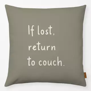 Kissen Return To Couch Grün