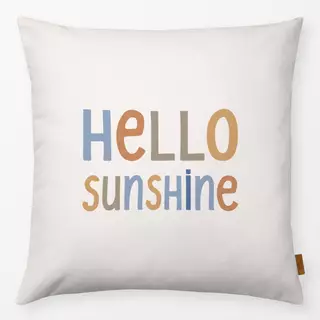 Kissen Hello Sunshine Lettering Boho