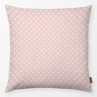 Kissen Punkte Polkadot Beige Rosa