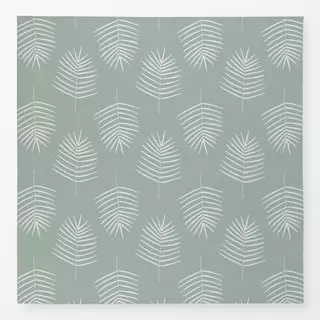 Tischdecke Minimal Leaf naturals grün