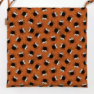 Sitzkissen Spooky Spiders rostbraun