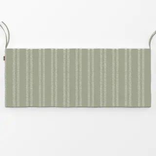 Bankauflage Beige auf Sage Grün