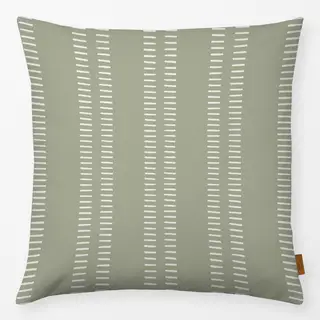 Kissen Beige auf Sage Grün