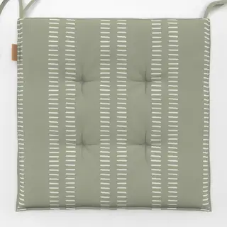 Sitzkissen Beige auf Sage Grün