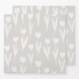 Servietten Tulip Field naturals natur