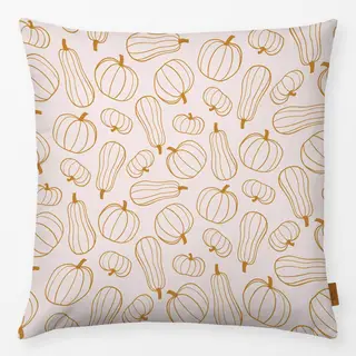 Kissen Pumpkins Kürbisse Gelb Beige