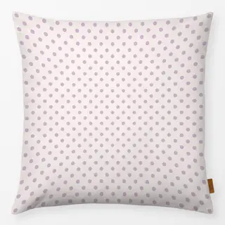 Kissen Punkte Polkadot Lila Beige