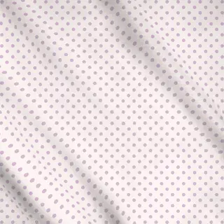 Meterware Punkte Polkadot Lila Beige