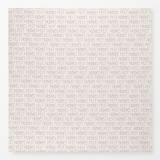 Tischdecke Frohes Fest braun beige