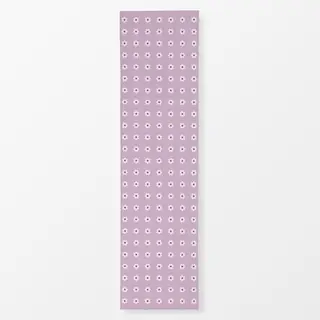 Tischläufer Blümchen Beige Lila Flieder