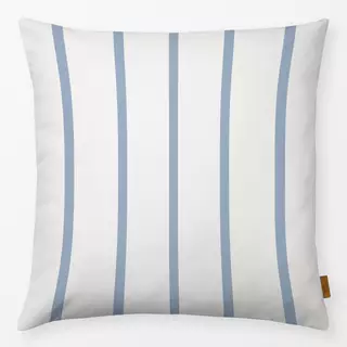 Kissen Vertikale Streifen beige blau