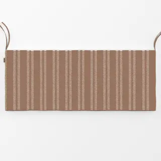 Bankauflage Beige auf Boho Braun