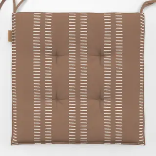 Sitzkissen Beige auf Boho Braun