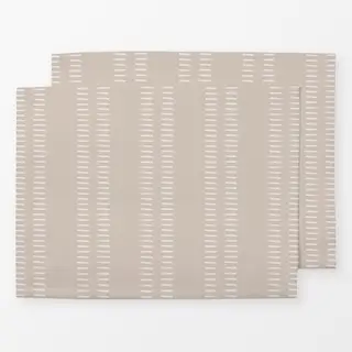 Tischset Beige auf Sand