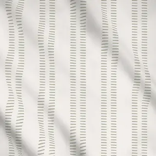 Meterware Sage Grün auf Beige