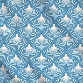 Meterware Blau