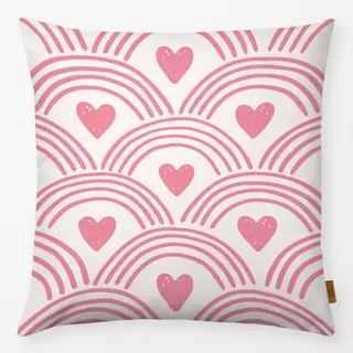 Kissen Scallop beige pink