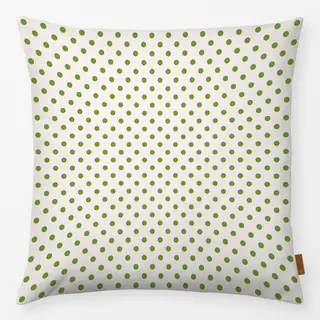 Kissen Punkte Polkadot Grün Beige