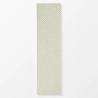 Tischläufer Punkte Polkadot Grün Beige