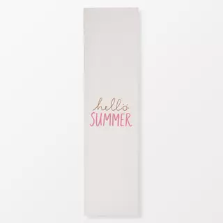Tischläufer Hello Summer braun pink