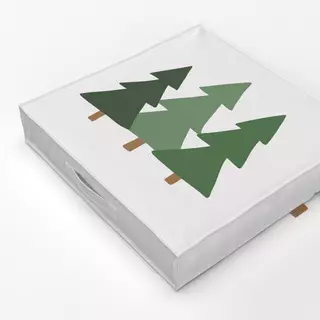 Bodenkissen Trees grün Motiv