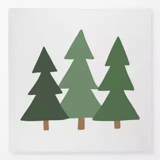 Tischdecke Trees grün Motiv