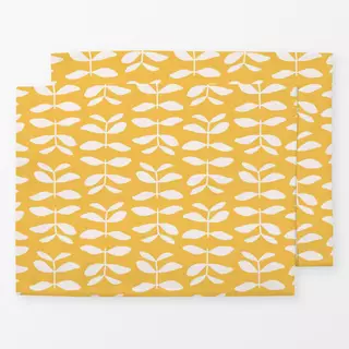 Tischset Simple Leaves gelb