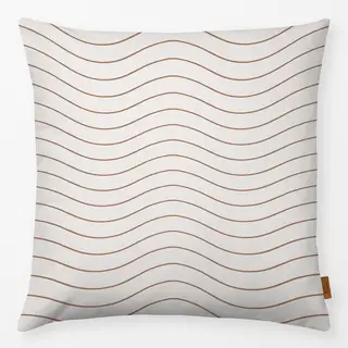Kissen Braun auf Beige