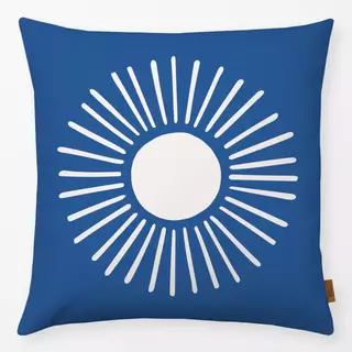 Kissen Sonne Wendekissen Blau