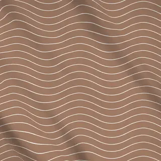 Meterware Beige auf Braun