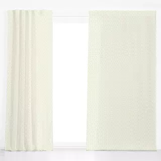 Dekovorhang Grün Beige