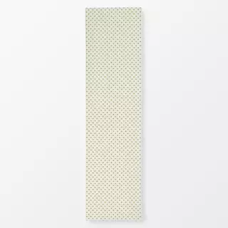 Tischläufer Herzen Muster beige grün